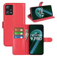 OnePlus Nord CE 2 Lite Hoesje, MobyDefend Kunstleren Wallet Book Case (Sluiting Voorkant), Rood