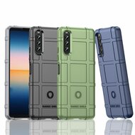 Sony Xperia 10 IV Hoesje, Rugged Shield TPU Gelcase, Groen