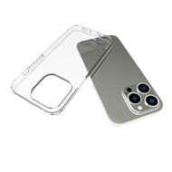 iPhone 14 Pro Hoesje, MobyDefend Transparante TPU Gelcase, Volledig Doorzichtig