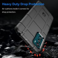Motorola Moto G42 Hoesje - Mobydefend Rugged Shield TPU Backcover - Zwart