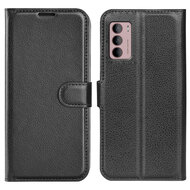 Motorola Moto G42 Hoesje, MobyDefend Kunstleren Wallet Book Case (Sluiting Voorkant), Zwart