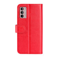 Motorola Moto G42 Hoesje - MobyDefend Wallet Book Case (Sluiting Achterkant) - Rood