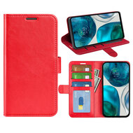 Motorola Moto G42 Hoesje, MobyDefend Wallet Book Case (Sluiting Achterkant), Rood