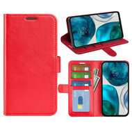 Motorola Moto G42 Hoesje - MobyDefend Wallet Book Case (Sluiting Achterkant) - Rood