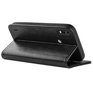 Nokia C21 Plus Hoesje - MobyDefend Wallet Book Case (Sluiting Achterkant) - Zwart