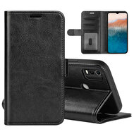 Nokia C21 Plus Hoesje - MobyDefend Wallet Book Case (Sluiting Achterkant) - Zwart