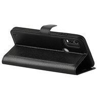 Nokia C21 Plus Hoesje, MobyDefend Kunstleren Wallet Book Case (Sluiting Voorkant), Zwart