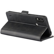 Nokia C21 Plus Hoesje, MobyDefend Luxe Wallet Book Case (Sluiting Zijkant), Zwart
