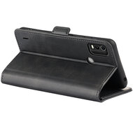 Nokia C21 Plus Hoesje - MobyDefend Luxe Wallet Book Case (Sluiting Zijkant) - Zwart