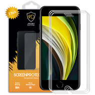 3-Pack Apple iPhone SE (2020/2022) / iPhone 8 / iPhone 7 Screenprotectors - MobyDefend Case-Friendly Screensavers - Gehard Glas