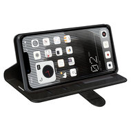 Nothing Phone 1 Hoesje - MobyDefend Wallet Book Case (Sluiting Achterkant) - Zwart