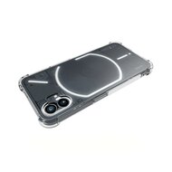 Nothing Phone 1 Hoesje - MobyDefend Transparante Shockproof TPU Backcover - Verstevigde Hoeken - Volledig Doorzichtig