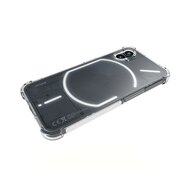 Nothing Phone 1 Hoesje - MobyDefend Transparante Shockproof TPU Backcover - Verstevigde Hoeken - Volledig Doorzichtig