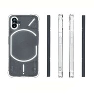 Nothing Phone 1 Hoesje - MobyDefend Transparante Shockproof TPU Backcover - Verstevigde Hoeken - Volledig Doorzichtig