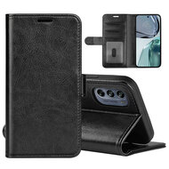 Motorola Moto G32 Hoesje - MobyDefend Wallet Book Case (Sluiting Achterkant) - Zwart