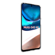Motorola Moto G42 Hoesje - MobyDefend Transparante TPU Backcover - Volledig Doorzichtig