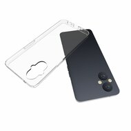 Oppo Reno 8 Lite Hoesje, MobyDefend Transparante TPU Gelcase, Volledig Doorzichtig