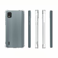 Nokia C2-2E Hoesje, MobyDefend Transparante Shockproof TPU Gelcase, Verstevigde Hoeken, Volledig Doorzichtig