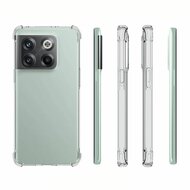 OnePlus 10T Hoesje - MobyDefend Transparante Shockproof TPU Backcover - Verstevigde Hoeken - Volledig Doorzichtig