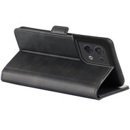Oppo Reno 8 Hoesje - MobyDefend Luxe Wallet Book Case (Sluiting Zijkant) - Zwart
