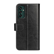 Samsung Galaxy M13 / M23 Hoesje, MobyDefend Wallet Book Case (Sluiting Achterkant), Zwart