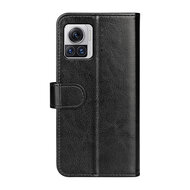 Motorola Edge 30 Ultra Hoesje - MobyDefend Wallet Book Case (Sluiting Achterkant) - Zwart