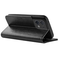 Oppo Reno 8 Hoesje - MobyDefend Wallet Book Case (Sluiting Achterkant) - Zwart