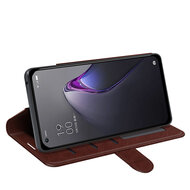 Oppo Reno 8 Hoesje - MobyDefend Wallet Book Case (Sluiting Achterkant) - Bruin