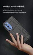 Motorola Edge 30 Hoesje - Mobydefend Rugged Shield TPU Backcover - Groen