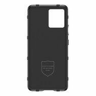 Motorola Edge 30 Fusion Hoesje, Rugged Shield TPU Gelcase, Zwart