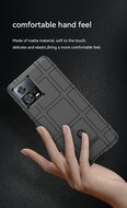 Motorola Edge 30 Fusion Hoesje - Mobydefend Rugged Shield TPU Backcover - Zwart