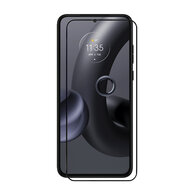 Motorola Edge 30 Neo Screenprotector - MobyDefend Screensaver Met Zwarte Randen - Gehard Glas