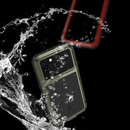 iPhone 14 Hoes - Love Mei Metalen Case - Extreme Protection - Zilvergrijs