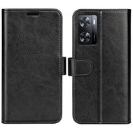 Oppo A57 / A57s / A77 Hoesje - MobyDefend Wallet Book Case (Sluiting Achterkant) - Zwart