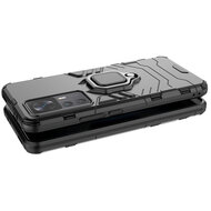 Xiaomi 12T / 12T Pro Hoesje - MobyDefend Dubbelgelaagde Pantsercase Met Standaard - Blauw