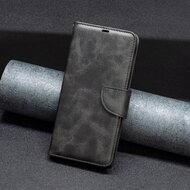 Xiaomi 12T / 12T Pro Hoesje, MobyDefend Wallet Book Case Met Koord, Zwart