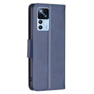 Xiaomi 12T / 12T Pro Hoesje - MobyDefend Wallet Book Case Met Koord - Blauw