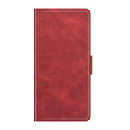 Samsung Galaxy A04s Hoesje - MobyDefend Luxe Wallet Book Case (Sluiting Zijkant) - Rood
