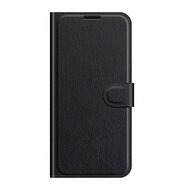 Samsung Galaxy A04s Hoesje, MobyDefend Kunstleren Wallet Book Case (Sluiting Voorkant), Zwart