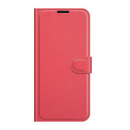 Samsung Galaxy A04s Hoesje - MobyDefend Kunstleren Wallet Book Case (Sluiting Voorkant) - Rood