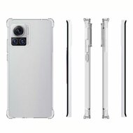 Motorola Edge 30 Ultra Hoesje - MobyDefend Transparante Shockproof TPU Backcover - Verstevigde Hoeken - Volledig Doorzichtig