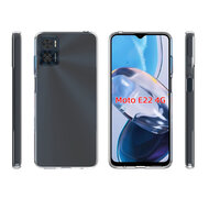 Motorola Moto E22 / E22i Hoesje - MobyDefend Transparante TPU Backcover - Volledig Doorzichtig