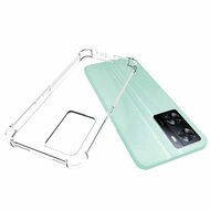 Oppo A57 / A57s / A77 Hoesje - MobyDefend Transparante Shockproof TPU Backcover - Verstevigde Hoeken - Volledig Doorzichtig