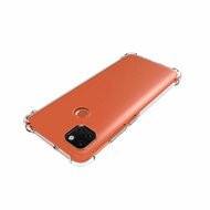 Xiaomi Redmi 10A Hoesje, MobyDefend Transparante Shockproof TPU Gelcase, Verstevigde Hoeken, Volledig Doorzichtig