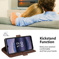 Nokia G11 Plus Hoesje - MobyDefend Luxe Wallet Book Case (Sluiting Zijkant) - Zwart
