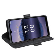 Nokia G11 Plus Hoesje, MobyDefend Luxe Wallet Book Case (Sluiting Zijkant), Zwart