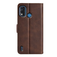 Nokia G11 Plus Hoesje, MobyDefend Luxe Wallet Book Case (Sluiting Zijkant), Bruin