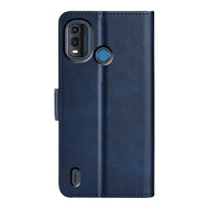 Nokia G11 Plus Hoesje, MobyDefend Luxe Wallet Book Case (Sluiting Zijkant), Blauw