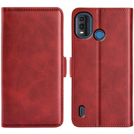 Nokia G11 Plus Hoesje - MobyDefend Luxe Wallet Book Case (Sluiting Zijkant) - Rood