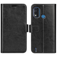 Nokia G11 Plus Hoesje, MobyDefend Wallet Book Case (Sluiting Achterkant), Zwart